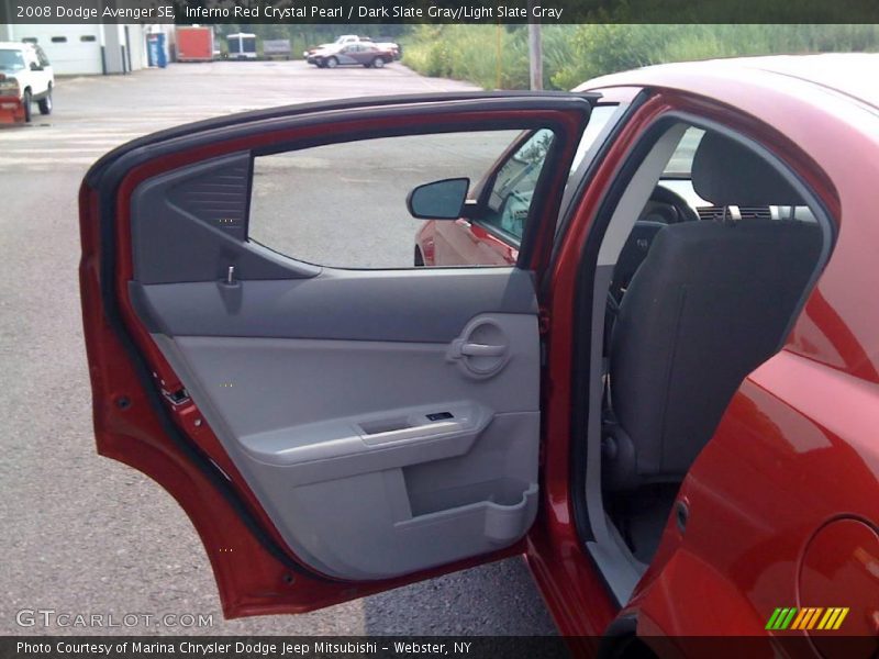 Inferno Red Crystal Pearl / Dark Slate Gray/Light Slate Gray 2008 Dodge Avenger SE