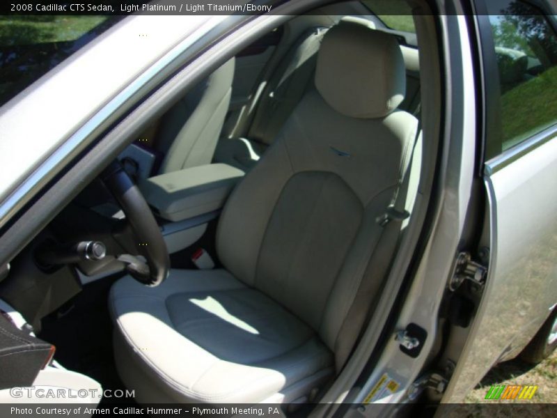 Light Platinum / Light Titanium/Ebony 2008 Cadillac CTS Sedan