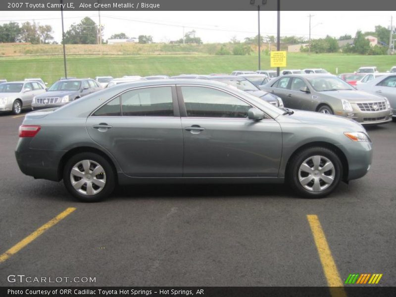 Aloe Green Metallic / Bisque 2007 Toyota Camry LE