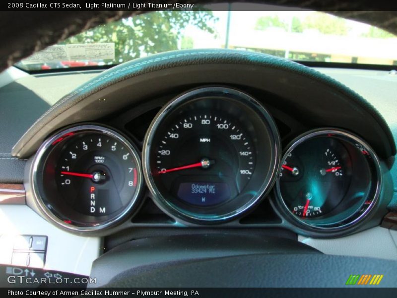 Light Platinum / Light Titanium/Ebony 2008 Cadillac CTS Sedan