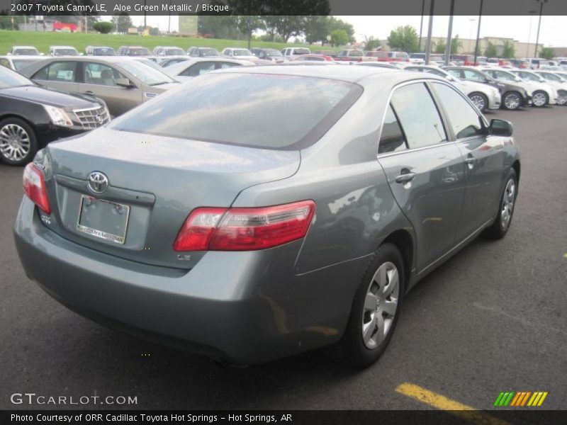 Aloe Green Metallic / Bisque 2007 Toyota Camry LE
