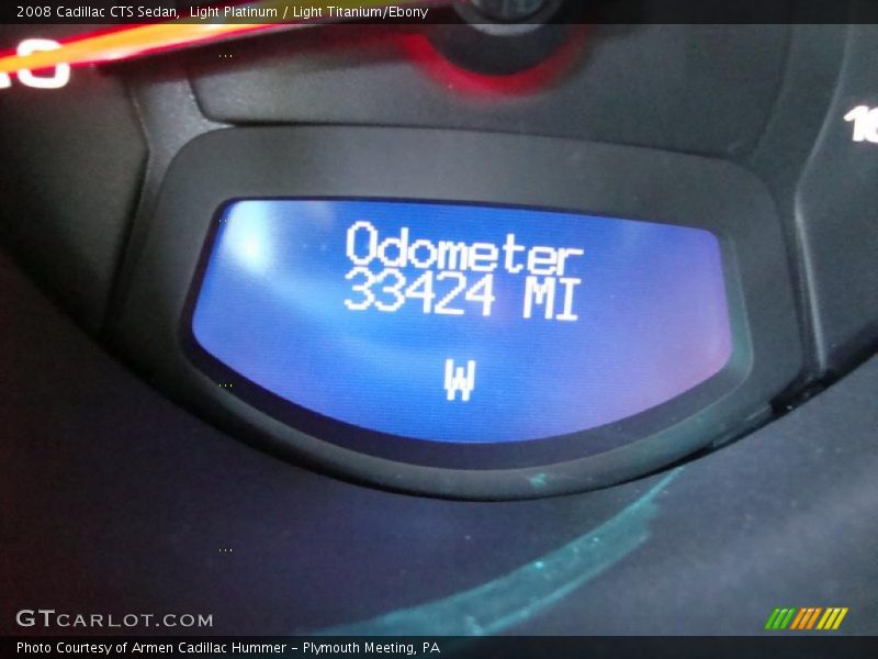 Light Platinum / Light Titanium/Ebony 2008 Cadillac CTS Sedan