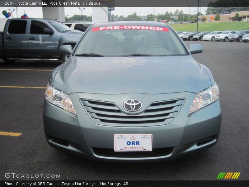Aloe Green Metallic / Bisque 2007 Toyota Camry LE