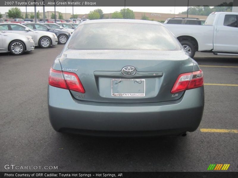 Aloe Green Metallic / Bisque 2007 Toyota Camry LE