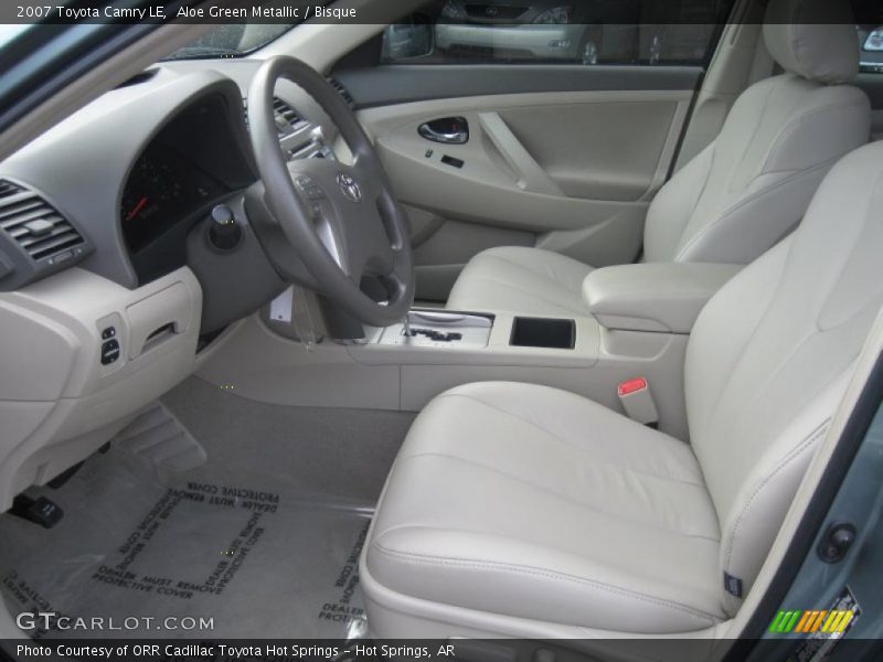 Aloe Green Metallic / Bisque 2007 Toyota Camry LE