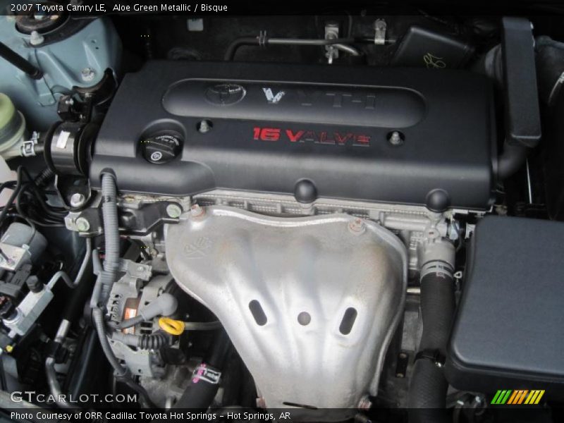 Aloe Green Metallic / Bisque 2007 Toyota Camry LE