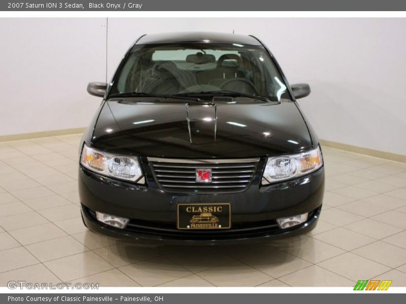 Black Onyx / Gray 2007 Saturn ION 3 Sedan