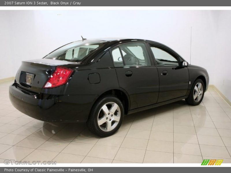 Black Onyx / Gray 2007 Saturn ION 3 Sedan