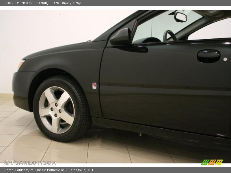 Black Onyx / Gray 2007 Saturn ION 3 Sedan