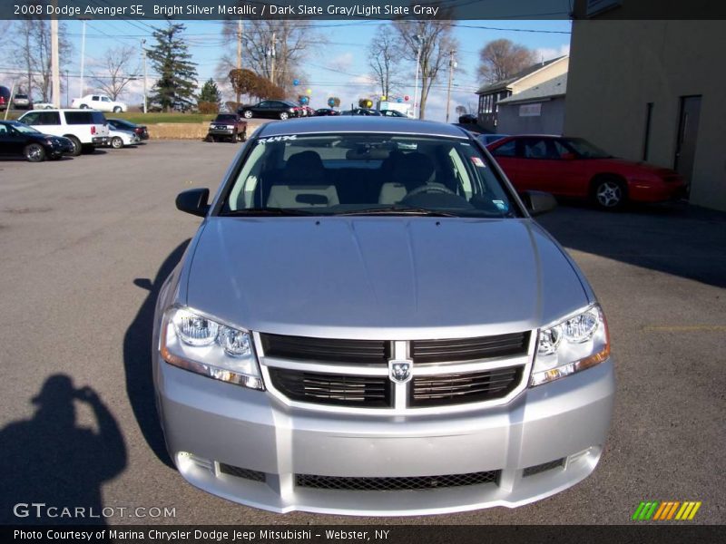 Bright Silver Metallic / Dark Slate Gray/Light Slate Gray 2008 Dodge Avenger SE