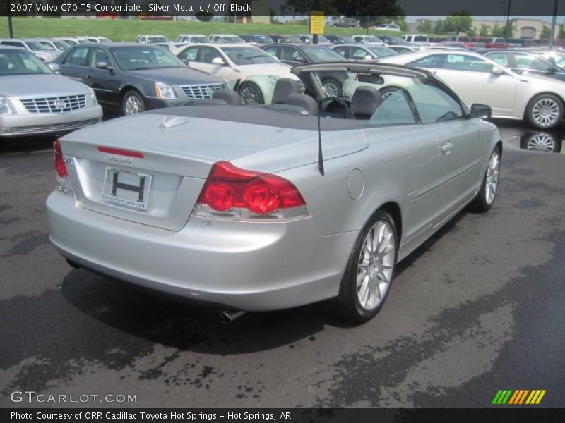 Silver Metallic / Off-Black 2007 Volvo C70 T5 Convertible
