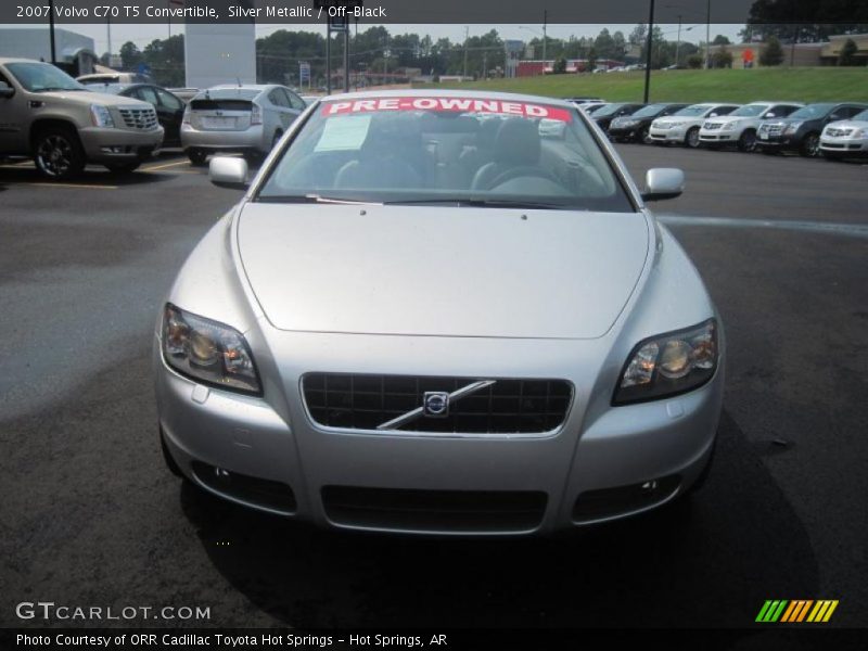 Silver Metallic / Off-Black 2007 Volvo C70 T5 Convertible