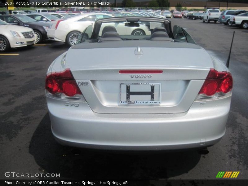 Silver Metallic / Off-Black 2007 Volvo C70 T5 Convertible