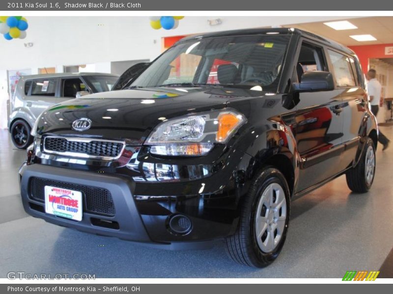 Shadow Black / Black Cloth 2011 Kia Soul 1.6