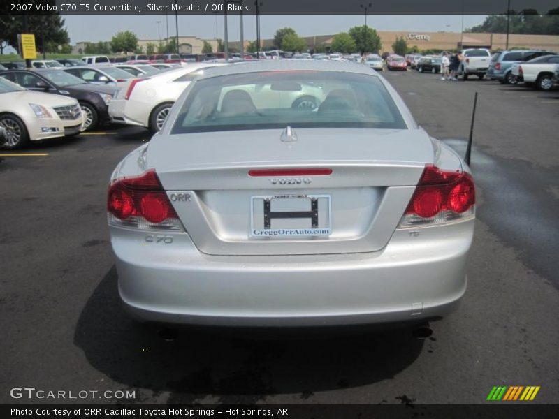 Silver Metallic / Off-Black 2007 Volvo C70 T5 Convertible