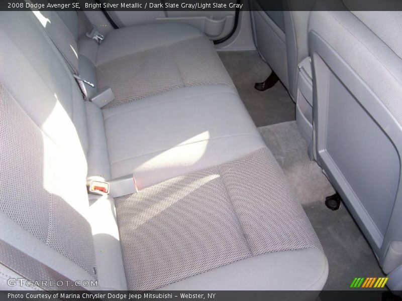 Bright Silver Metallic / Dark Slate Gray/Light Slate Gray 2008 Dodge Avenger SE