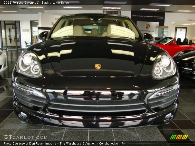 Black / Luxor Beige 2011 Porsche Cayenne S