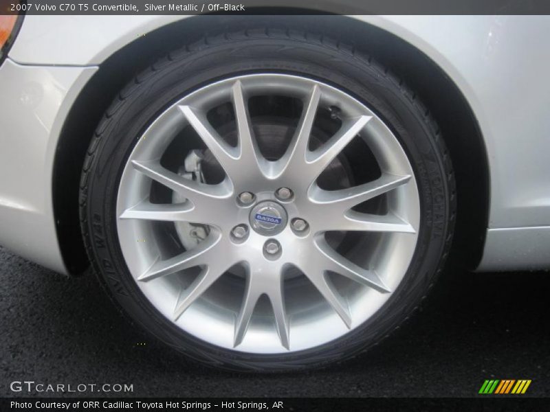 Silver Metallic / Off-Black 2007 Volvo C70 T5 Convertible