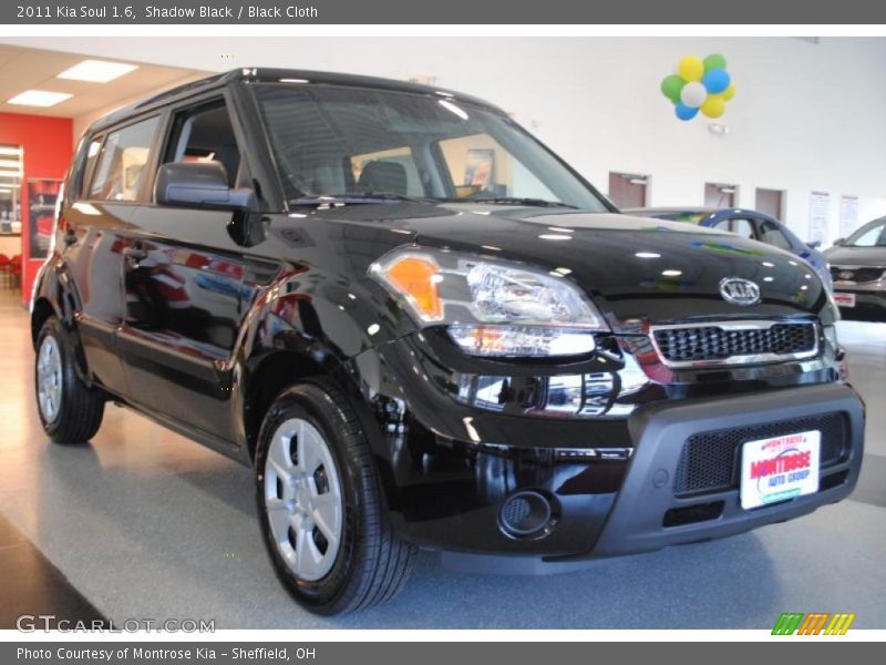 Shadow Black / Black Cloth 2011 Kia Soul 1.6