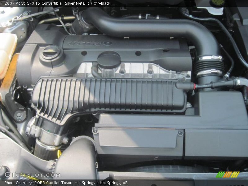 Silver Metallic / Off-Black 2007 Volvo C70 T5 Convertible