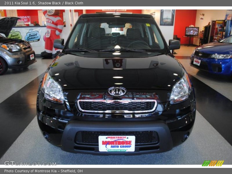 Shadow Black / Black Cloth 2011 Kia Soul 1.6