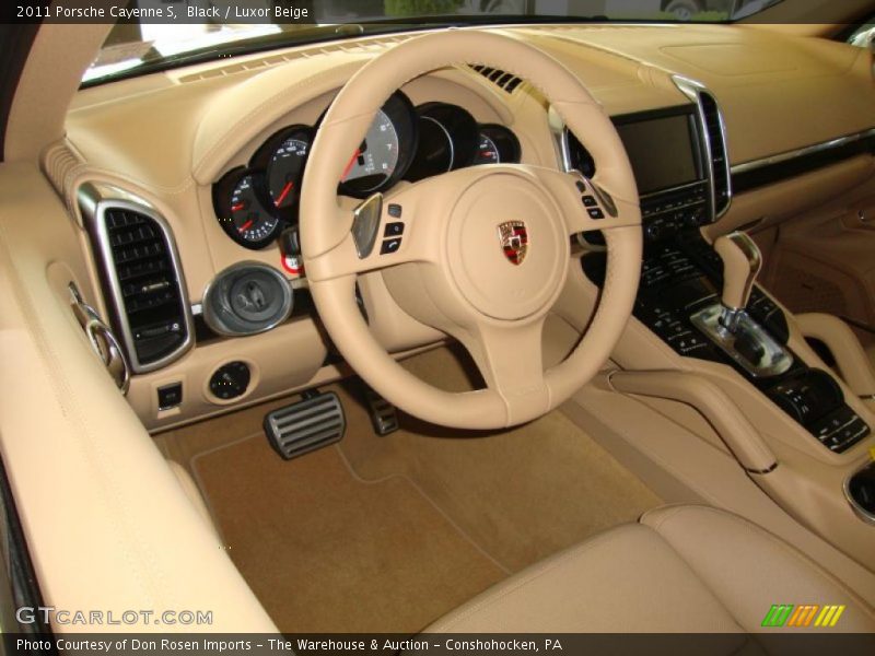 Black / Luxor Beige 2011 Porsche Cayenne S