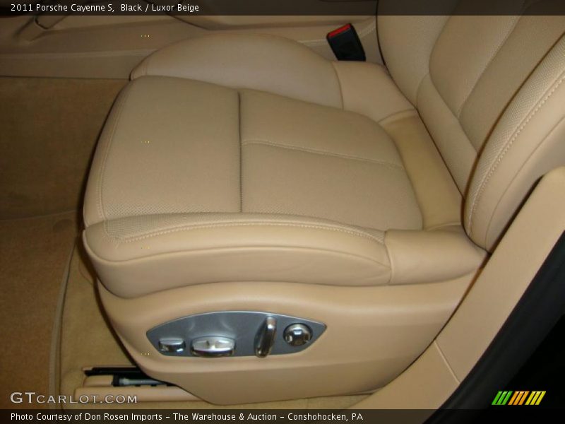 Black / Luxor Beige 2011 Porsche Cayenne S