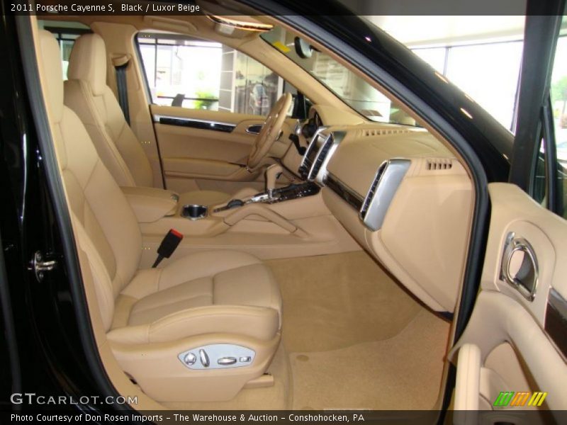 Black / Luxor Beige 2011 Porsche Cayenne S