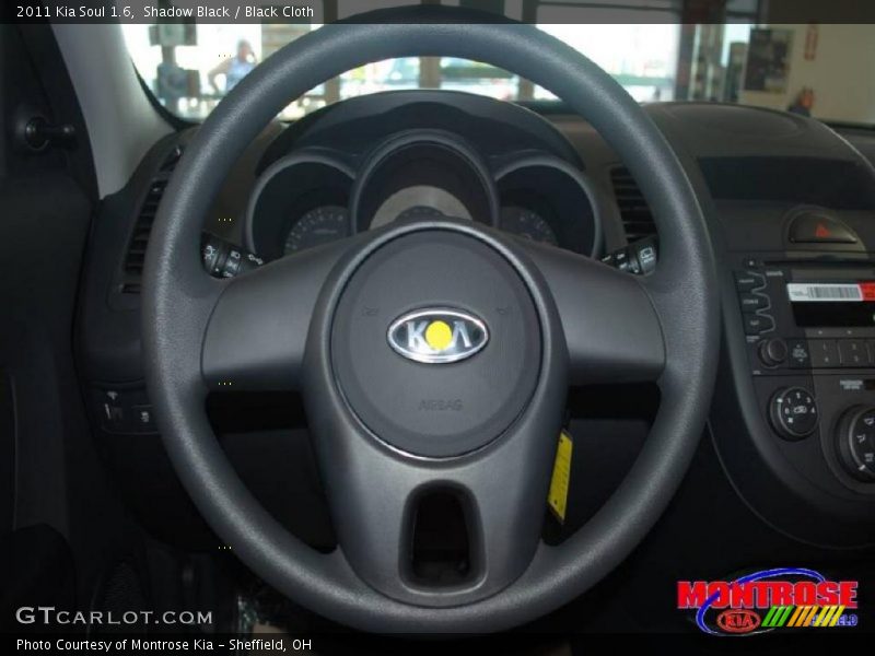 Shadow Black / Black Cloth 2011 Kia Soul 1.6