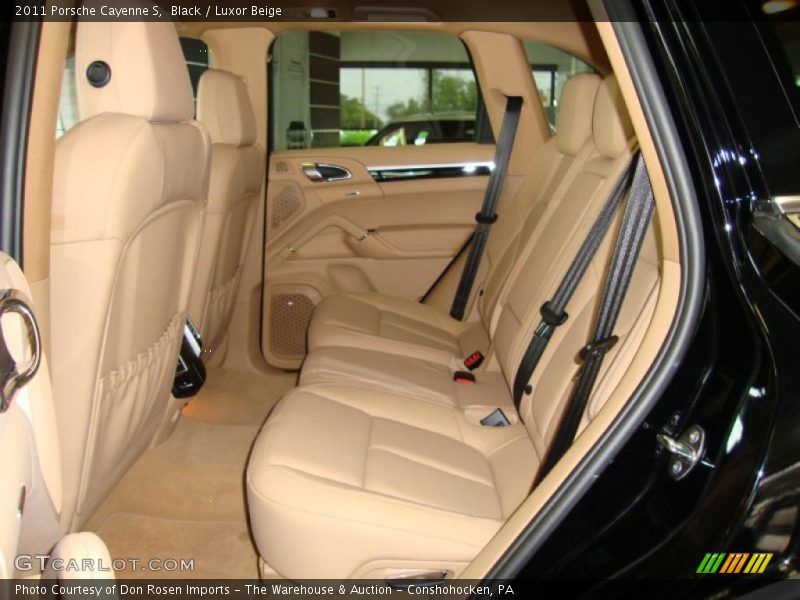 Black / Luxor Beige 2011 Porsche Cayenne S