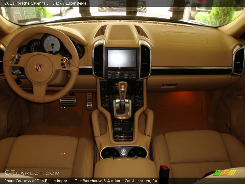 Black / Luxor Beige 2011 Porsche Cayenne S