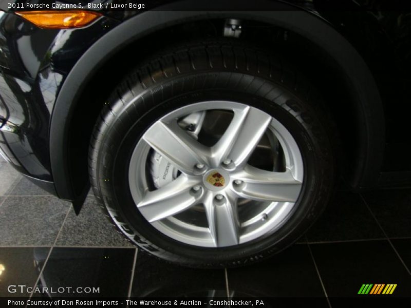 Black / Luxor Beige 2011 Porsche Cayenne S