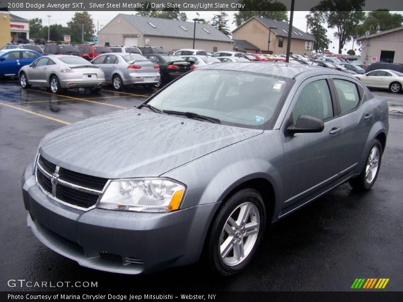 Silver Steel Metallic / Dark Slate Gray/Light Slate Gray 2008 Dodge Avenger SXT