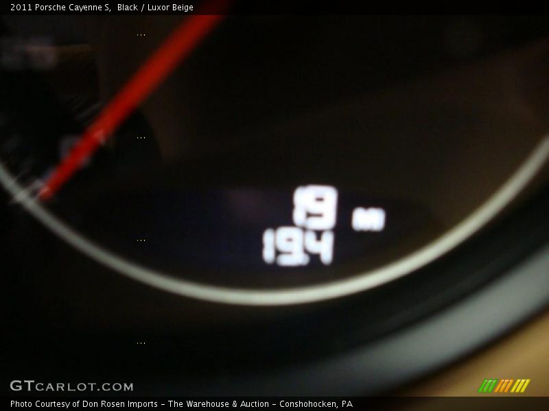 Black / Luxor Beige 2011 Porsche Cayenne S