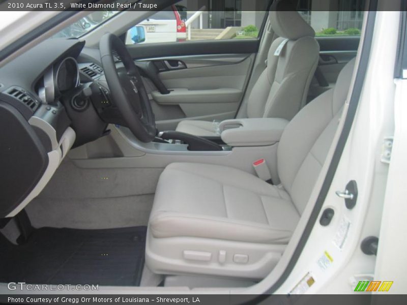 White Diamond Pearl / Taupe 2010 Acura TL 3.5