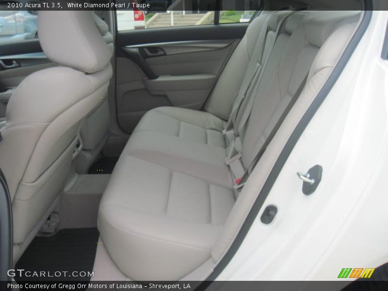 White Diamond Pearl / Taupe 2010 Acura TL 3.5
