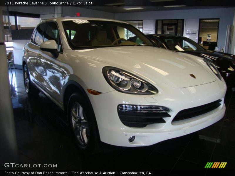 Sand White / Luxor Beige 2011 Porsche Cayenne S
