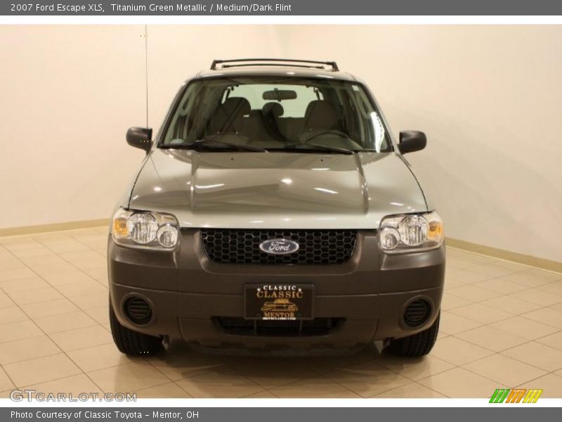 Titanium Green Metallic / Medium/Dark Flint 2007 Ford Escape XLS