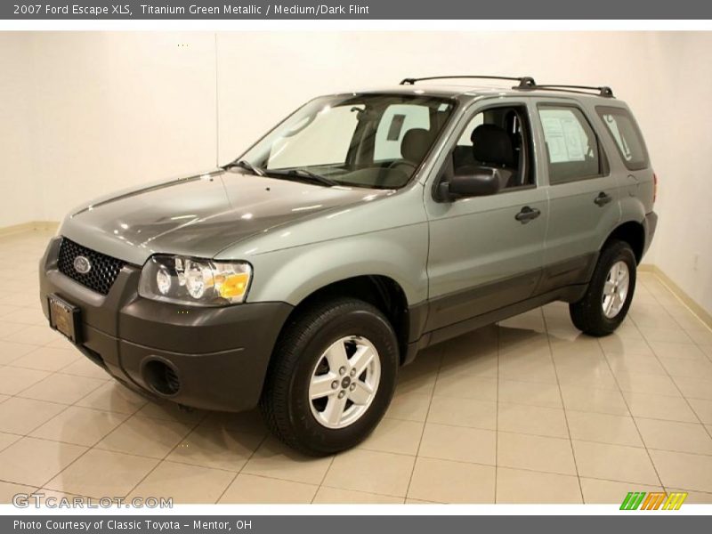 Titanium Green Metallic / Medium/Dark Flint 2007 Ford Escape XLS