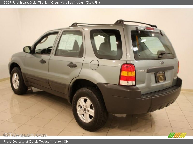 Titanium Green Metallic / Medium/Dark Flint 2007 Ford Escape XLS