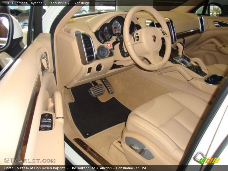 Sand White / Luxor Beige 2011 Porsche Cayenne S