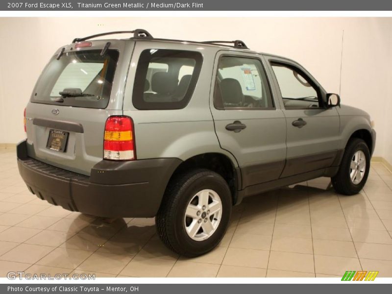 Titanium Green Metallic / Medium/Dark Flint 2007 Ford Escape XLS