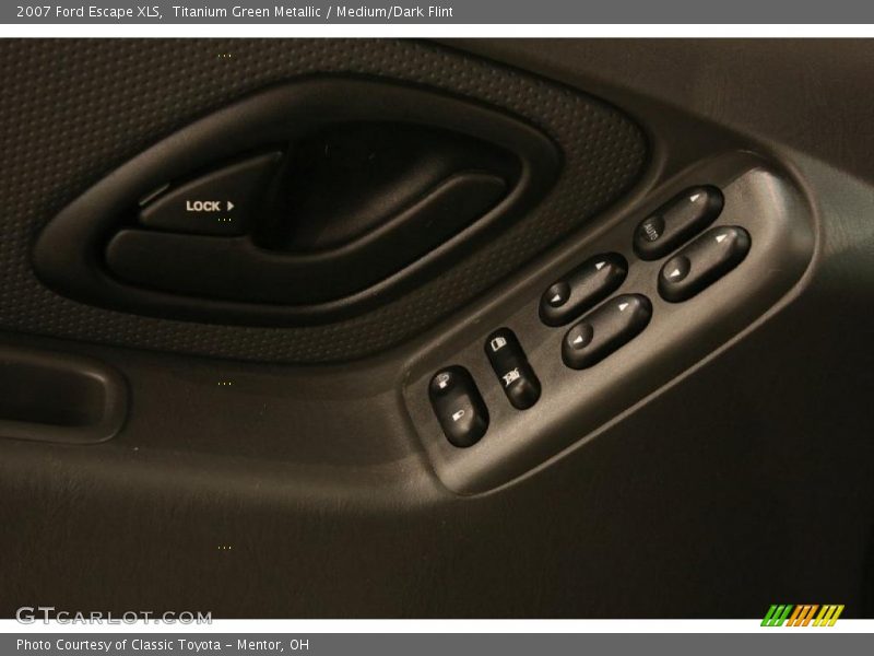 Titanium Green Metallic / Medium/Dark Flint 2007 Ford Escape XLS