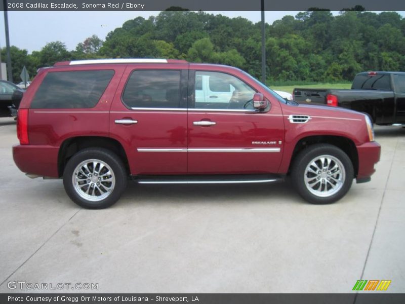 Sonoma Red / Ebony 2008 Cadillac Escalade