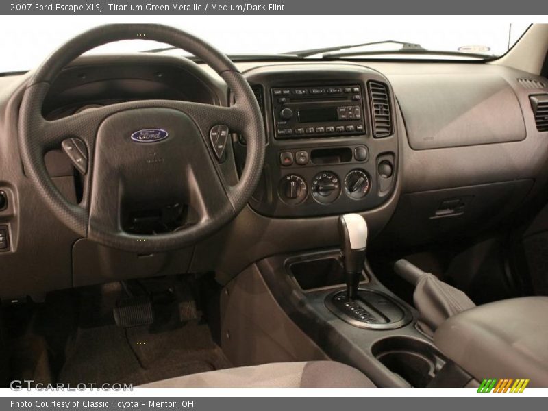 Titanium Green Metallic / Medium/Dark Flint 2007 Ford Escape XLS