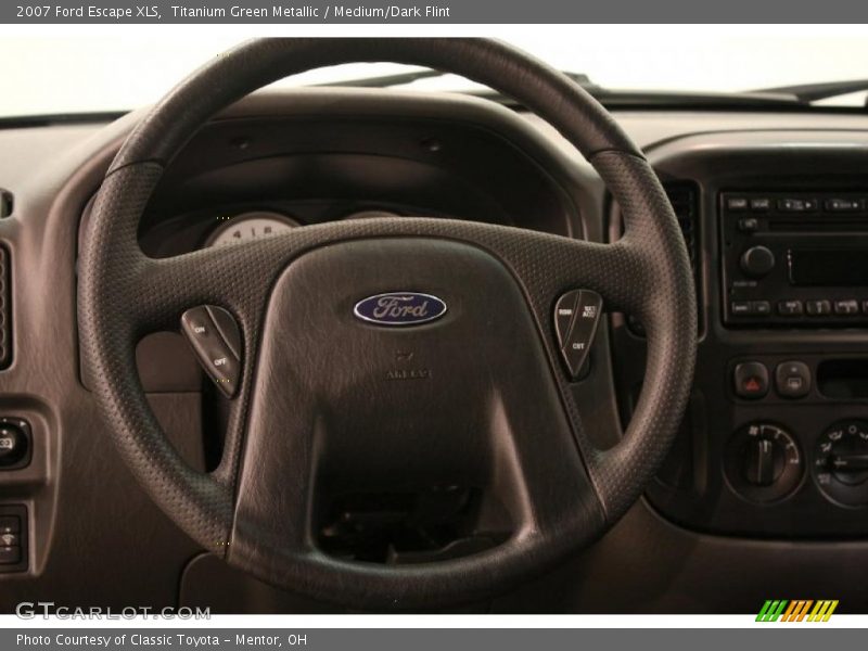 Titanium Green Metallic / Medium/Dark Flint 2007 Ford Escape XLS