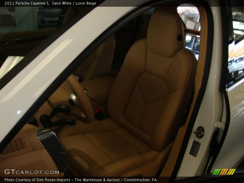 Sand White / Luxor Beige 2011 Porsche Cayenne S