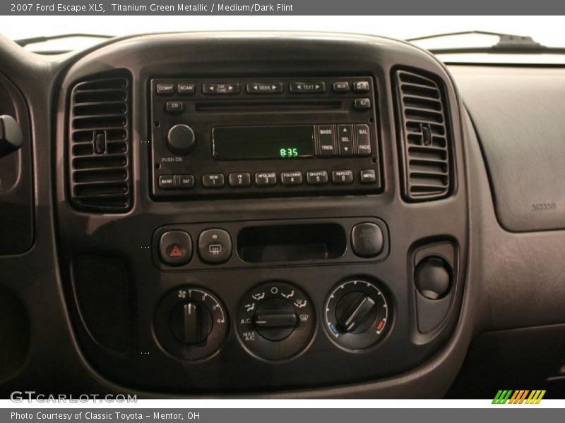 Titanium Green Metallic / Medium/Dark Flint 2007 Ford Escape XLS