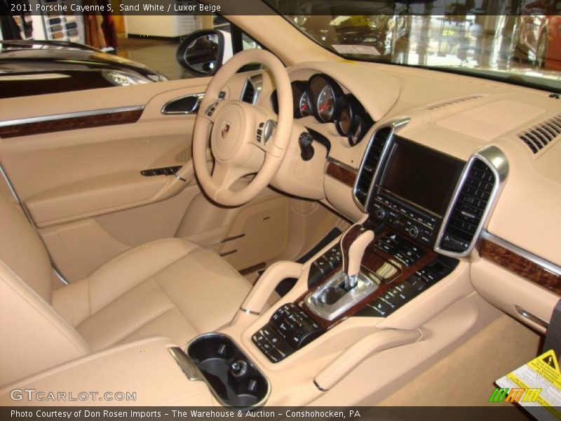 Sand White / Luxor Beige 2011 Porsche Cayenne S