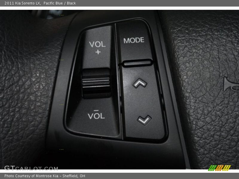 Pacific Blue / Black 2011 Kia Sorento LX